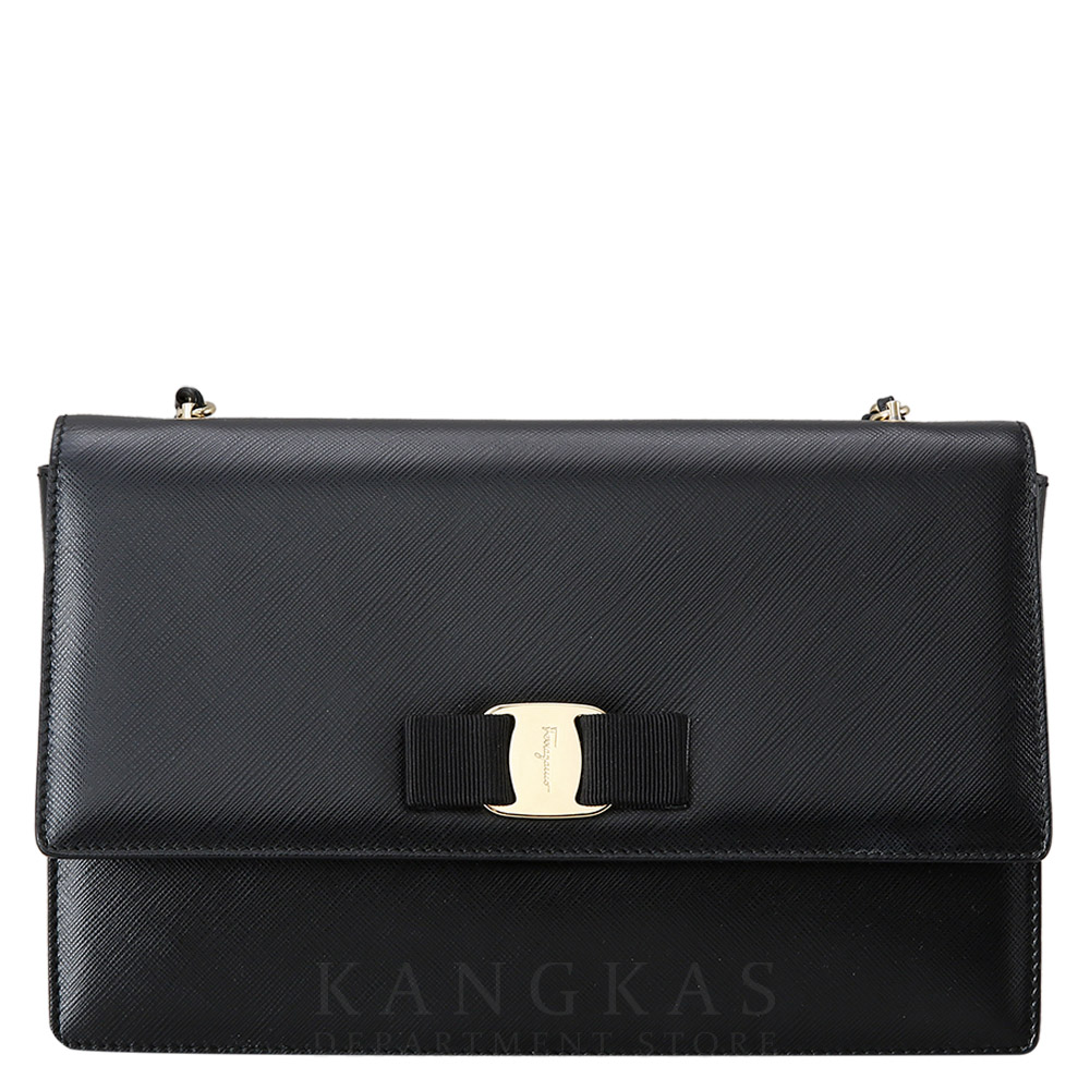 FERRAGAMO(USED)페레가모 바라리본 체인 숄더백